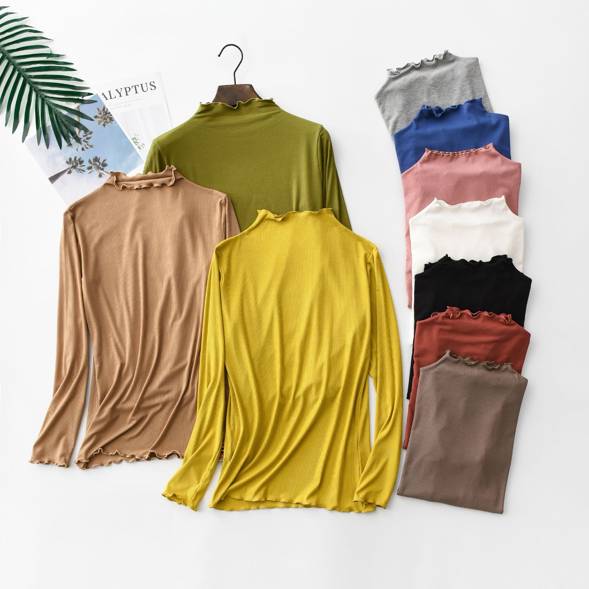 Undershirt Crew Neck - T-shirty z grzybami z drzewa jadalnego