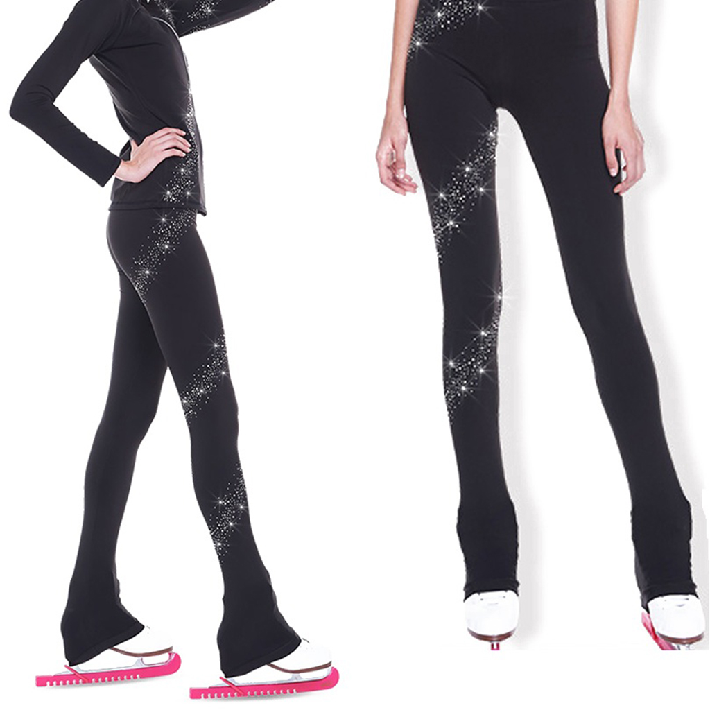 Compression Long Pant - Wydajność łyżwiarstwo figurowe długie spodnie-kompresja łyżwiarstwo