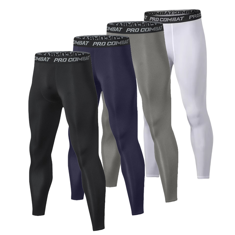 Compression Long Pant - Nowe męskie spodnie kompresyjne męskie legginsy