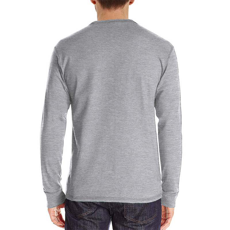 Męska koszulka Henley z długim – Undershirt Crew Neck recenzja i cena