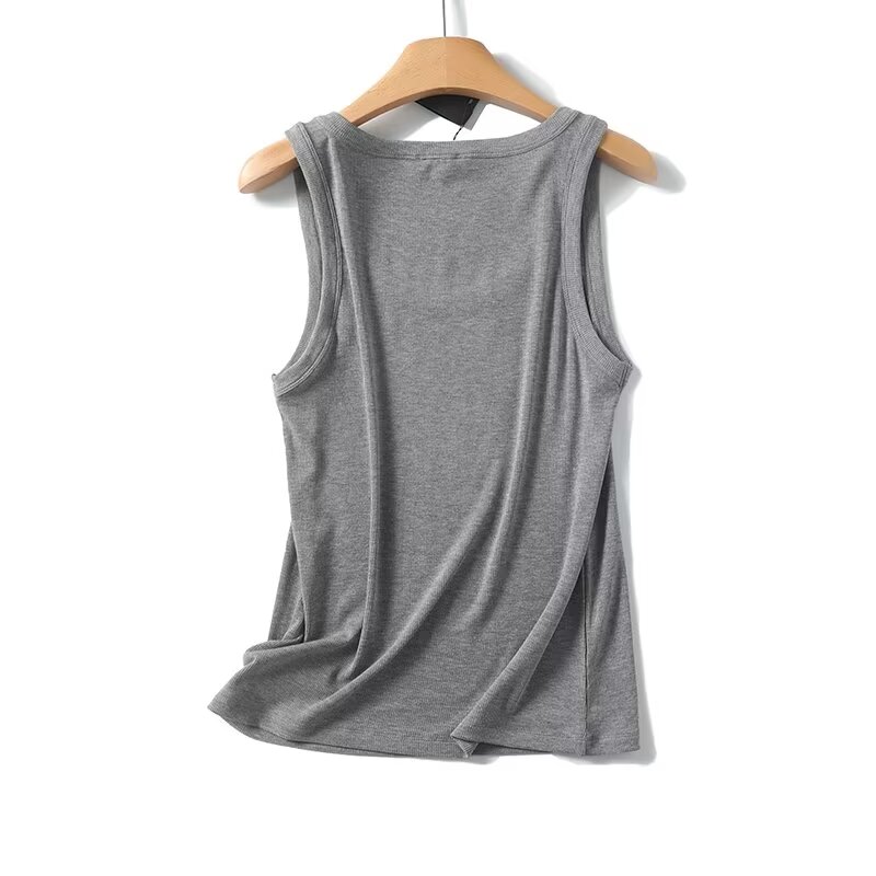 Maxdutti Solid Slim Fit letnie – Tank Top Ribbed recenzja i cena