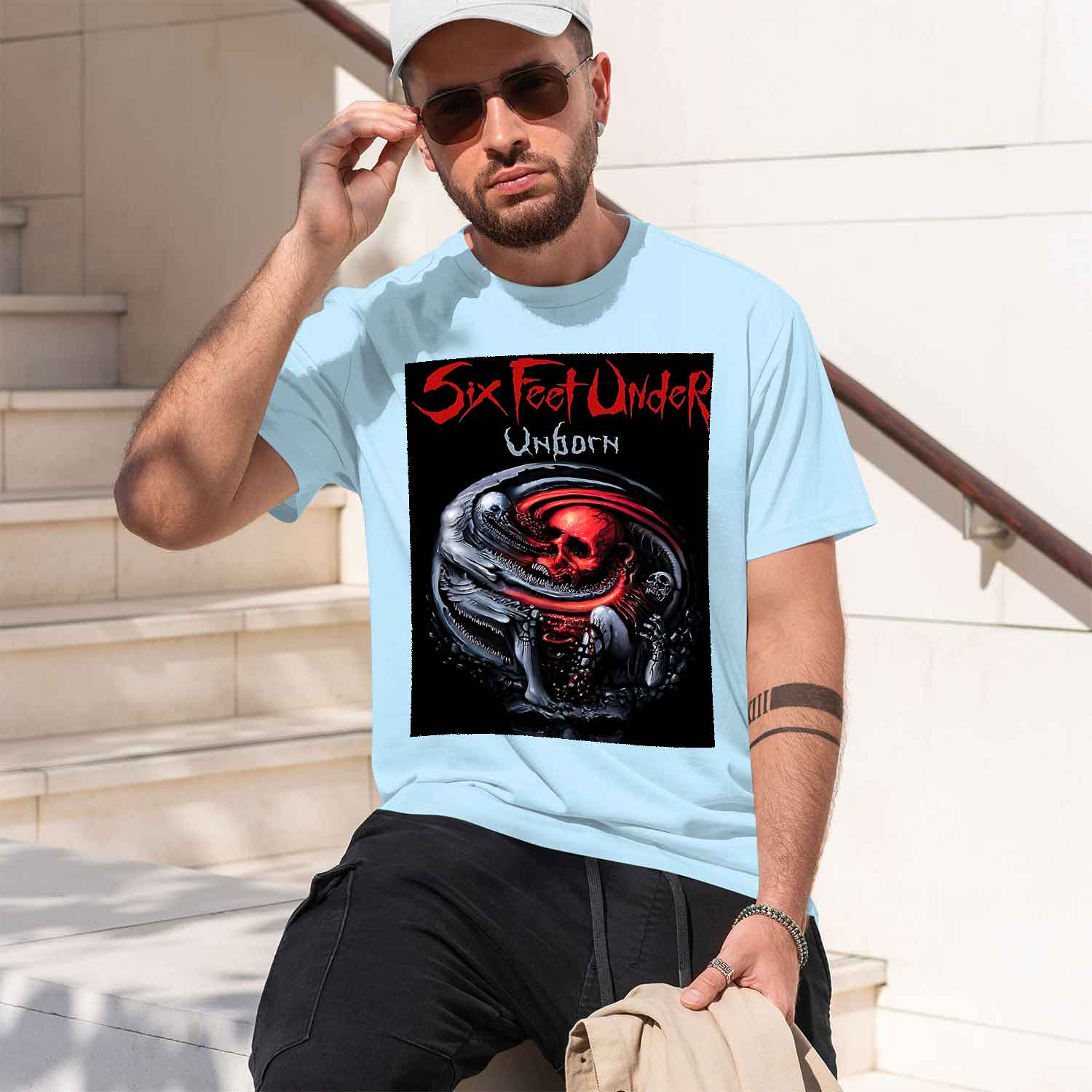 Six Feet Under – Unborn back 2 – Undershirt Crew Neck recenzja i cena