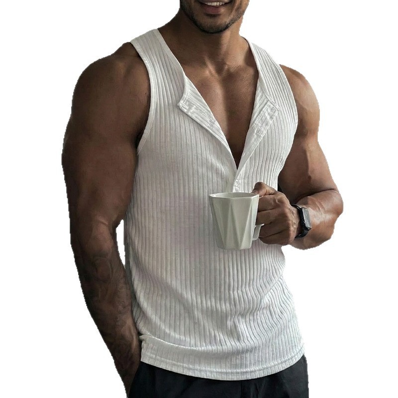 Sportowy top bez rękawów, jedn – Tank Top Ribbed recenzja i cena